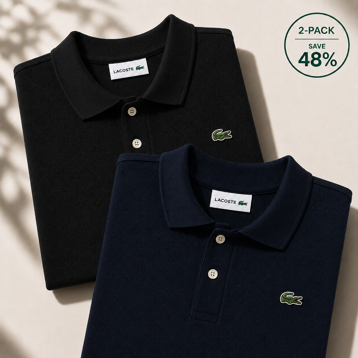 2-Pack Classic Fit L.12.12 LIGHT Polo