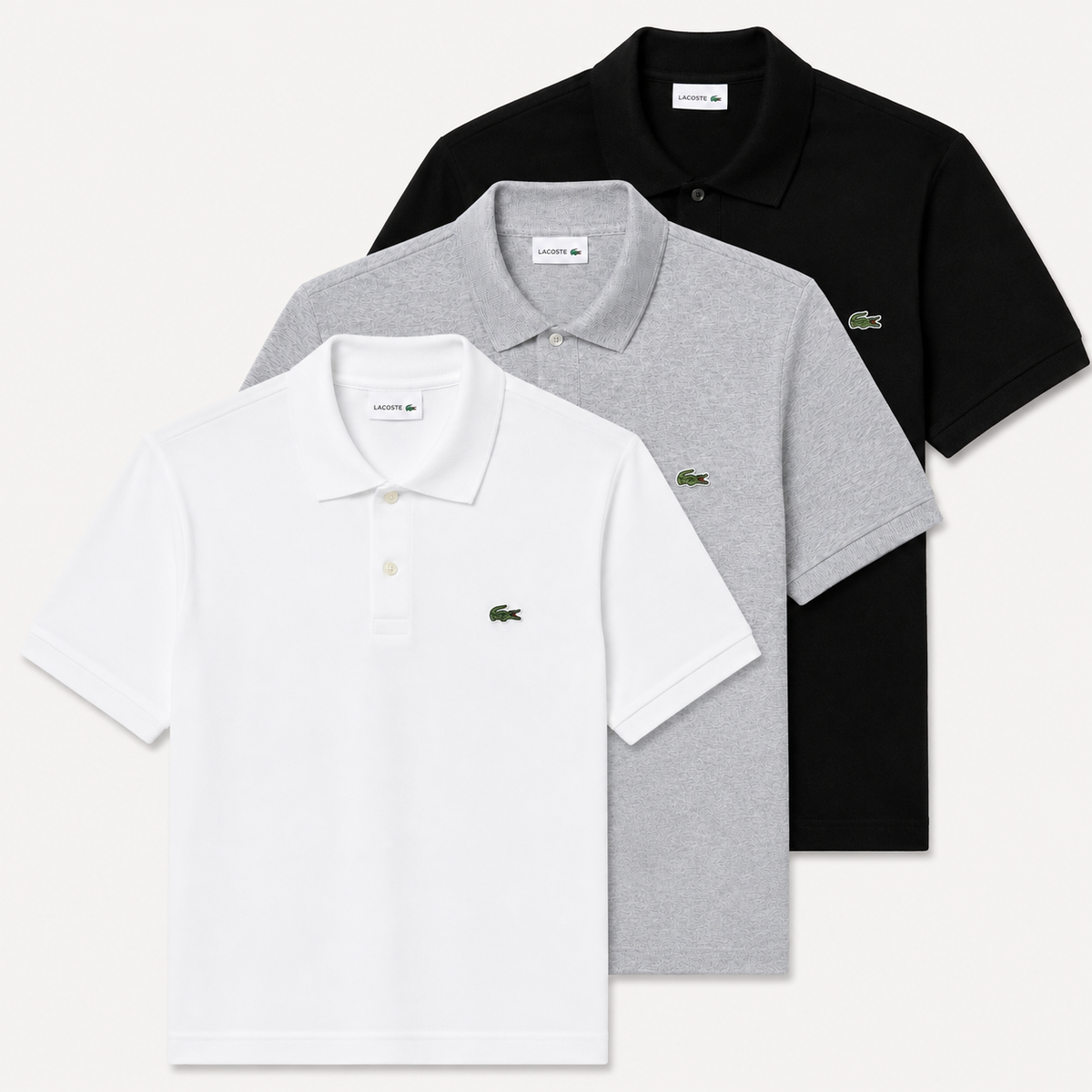 3-Pack Classic Fit L.12.12 LIGHT Polo
