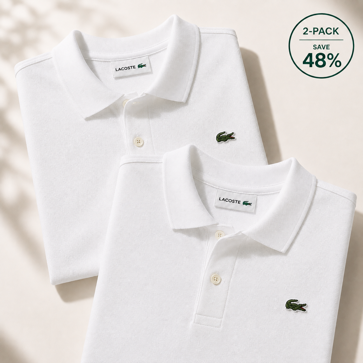 2-Pack Classic Fit L.12.12 LIGHT Polo