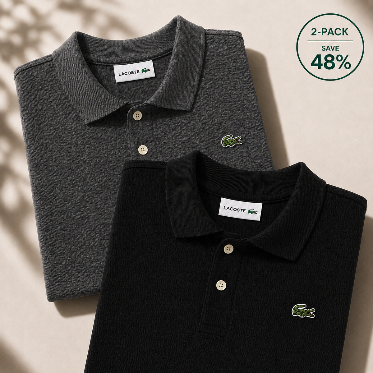 2-Pack Classic Fit L.12.12 LIGHT Polo