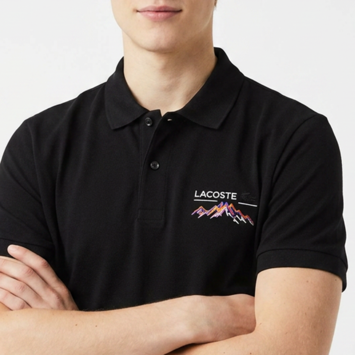 Men's Classic Fit Embroidered Motif Piqué Polo
