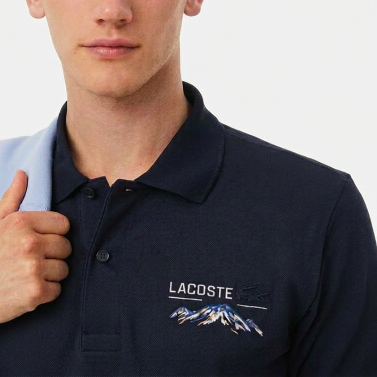 Men's Classic Fit Embroidered Motif Piqué Polo