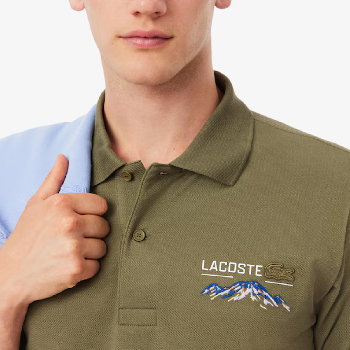 Men's Classic Fit Embroidered Motif Piqué Polo