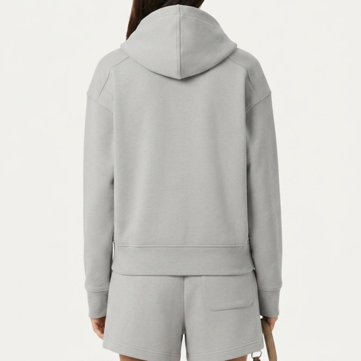 Women's Zip-Up Piqué Hoodie