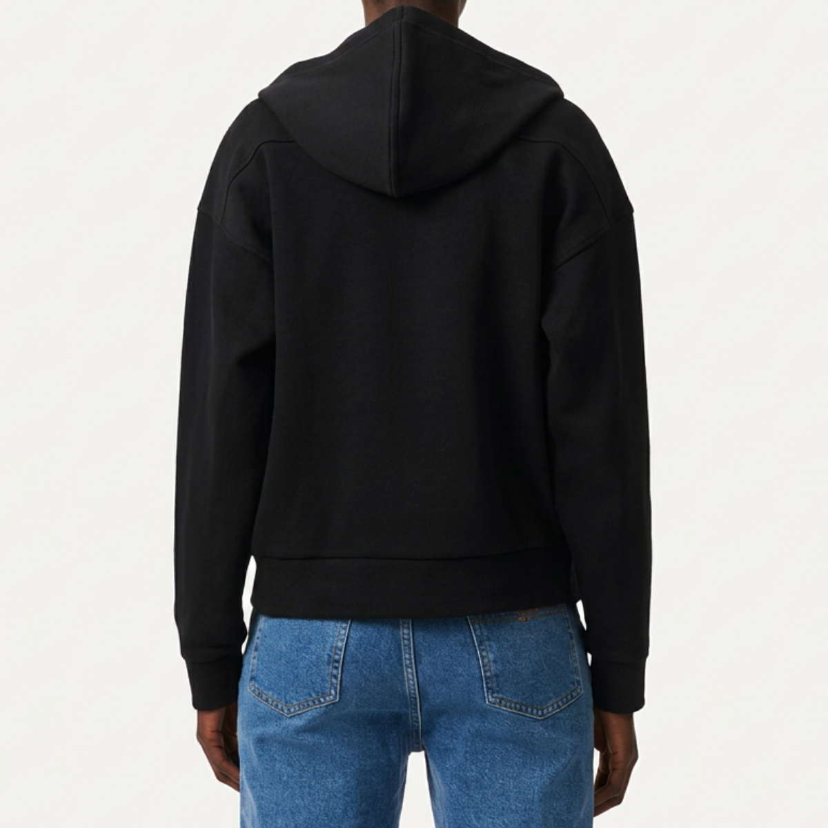 Women's Zip-Up Piqué Hoodie