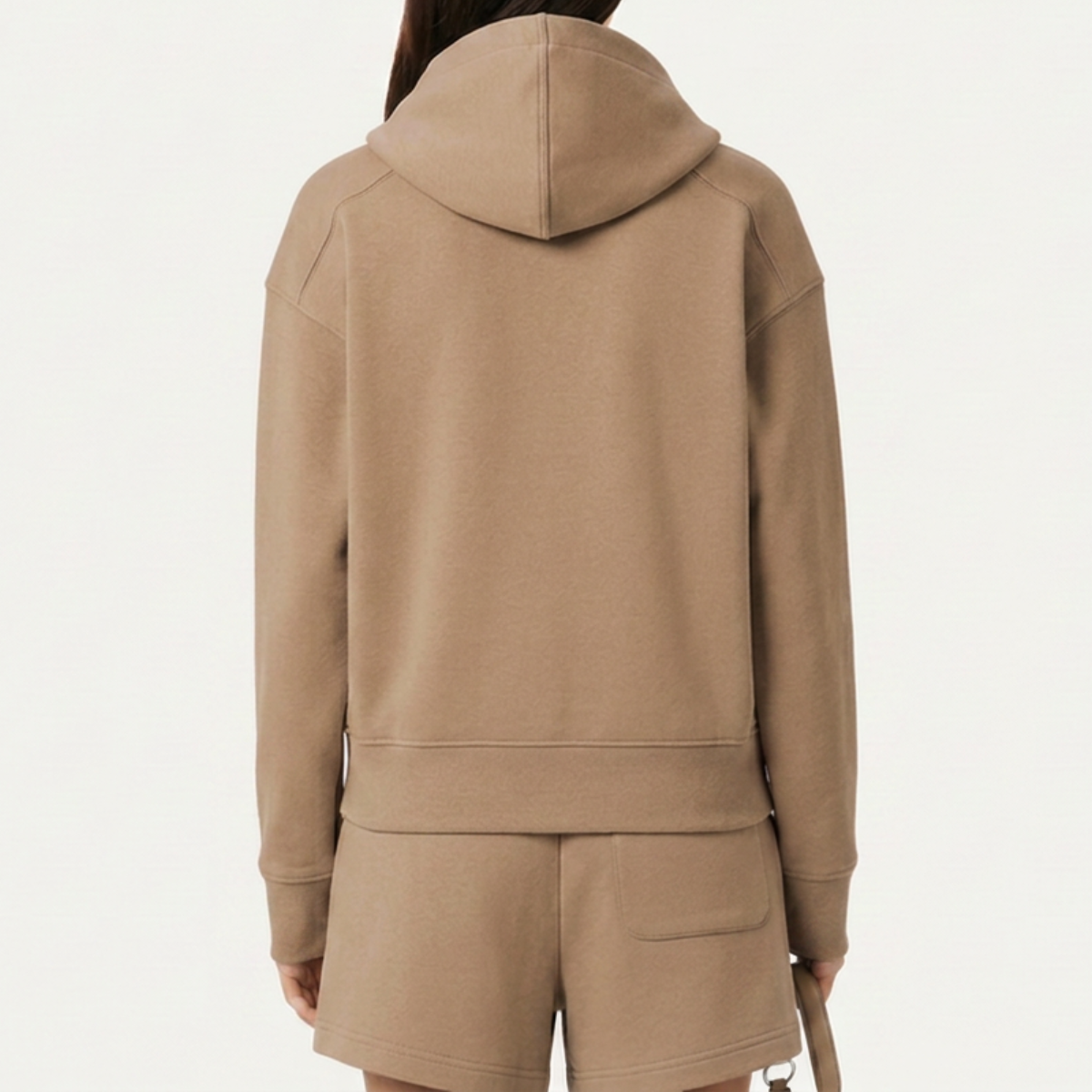 Women's Zip-Up Piqué Hoodie