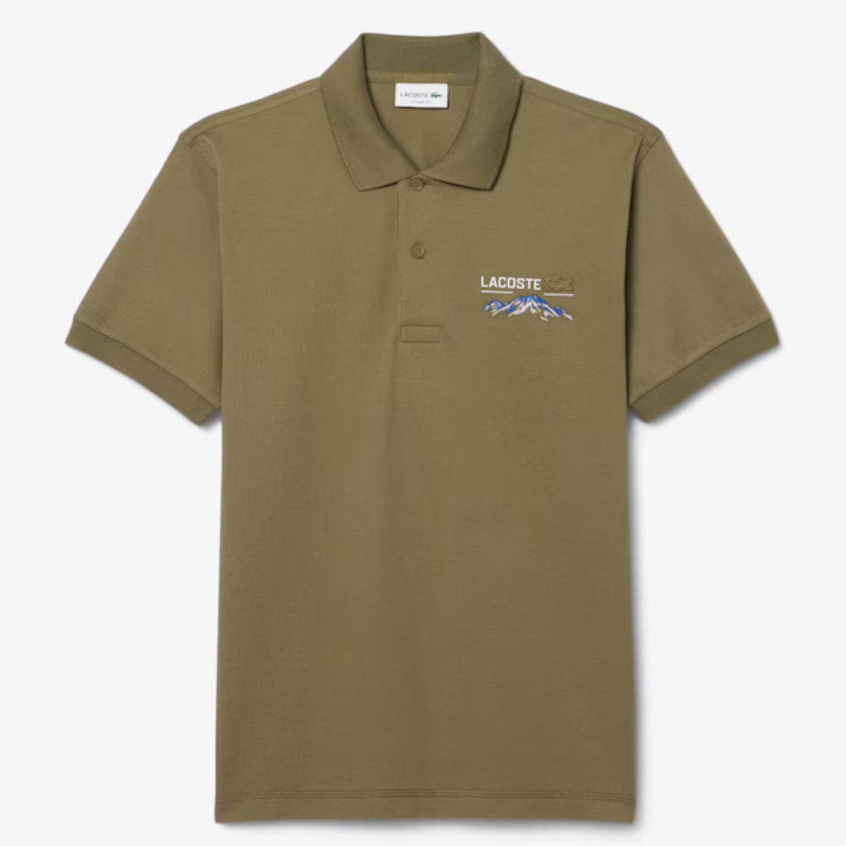 Men's Classic Fit Embroidered Motif Piqué Polo