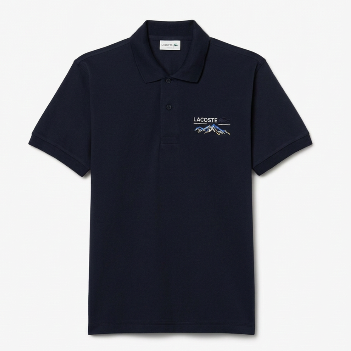 Men's Classic Fit Embroidered Motif Piqué Polo