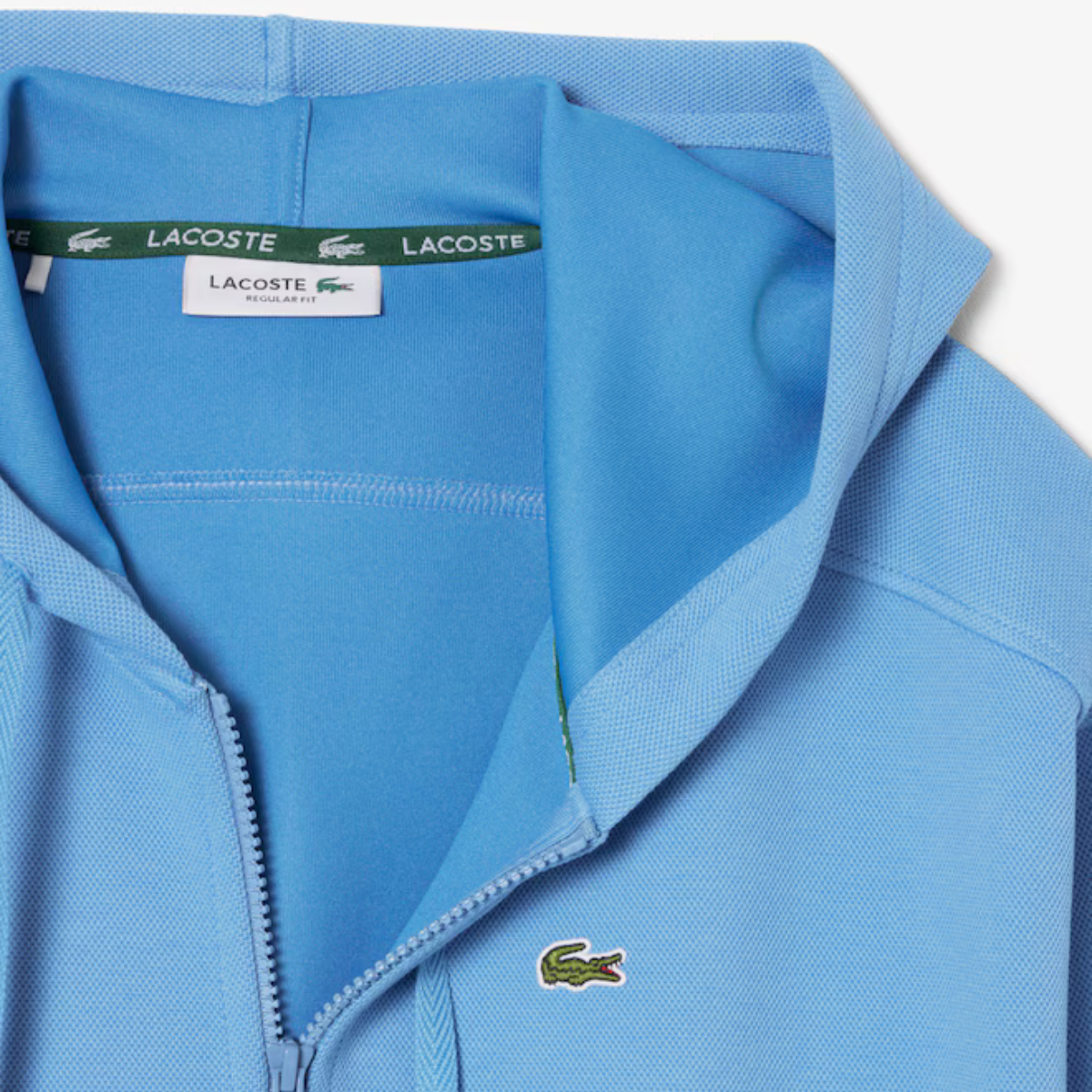 Women's Zip-Up Piqué Hoodie