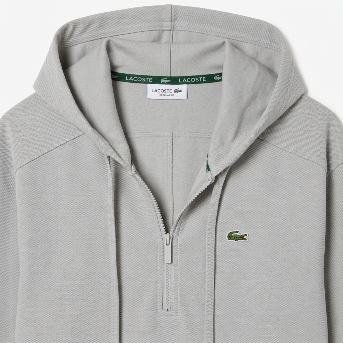 Women's Zip-Up Piqué Hoodie