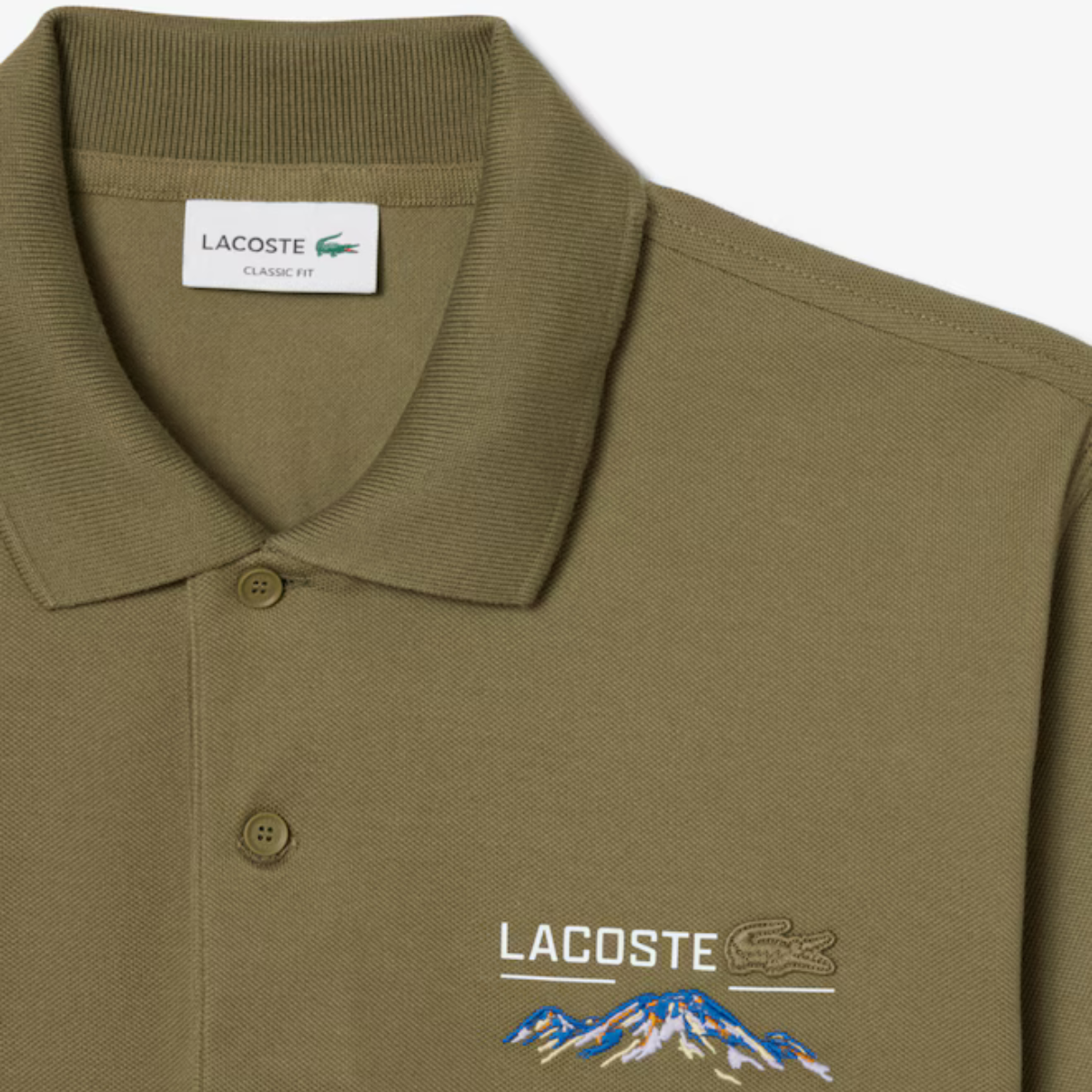 Men's Classic Fit Embroidered Motif Piqué Polo