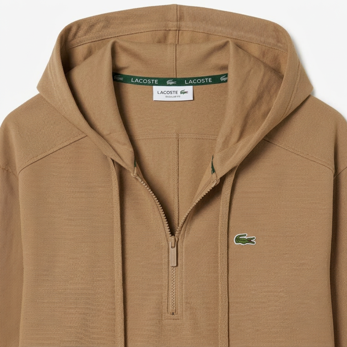 Women's Zip-Up Piqué Hoodie
