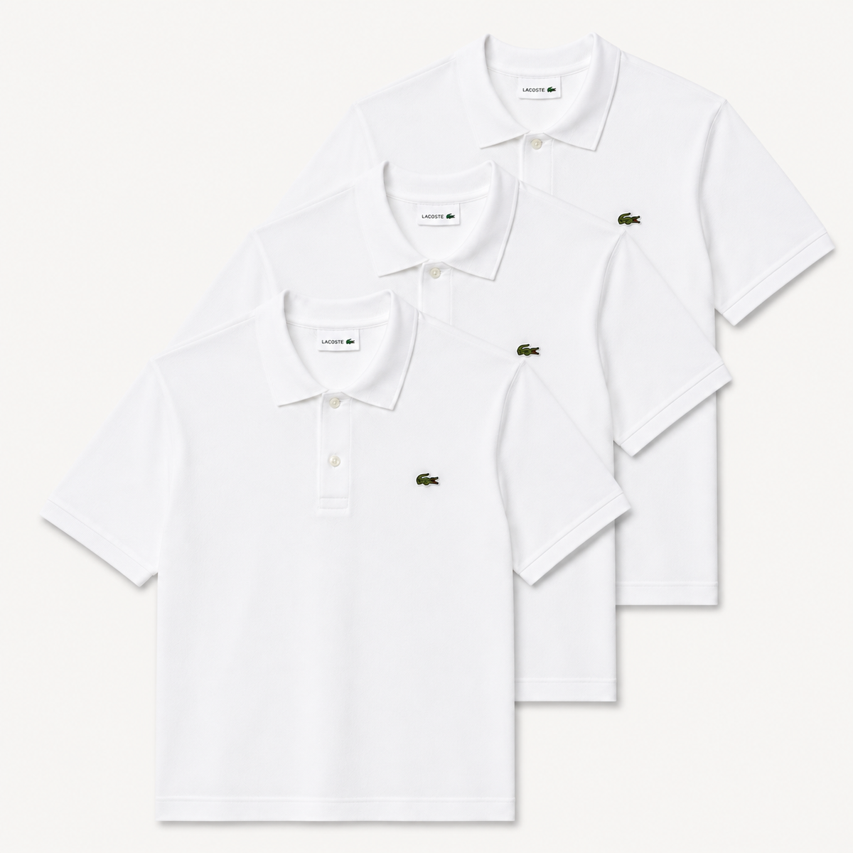3-Pack Classic Fit L.12.12 LIGHT Polo Shirt