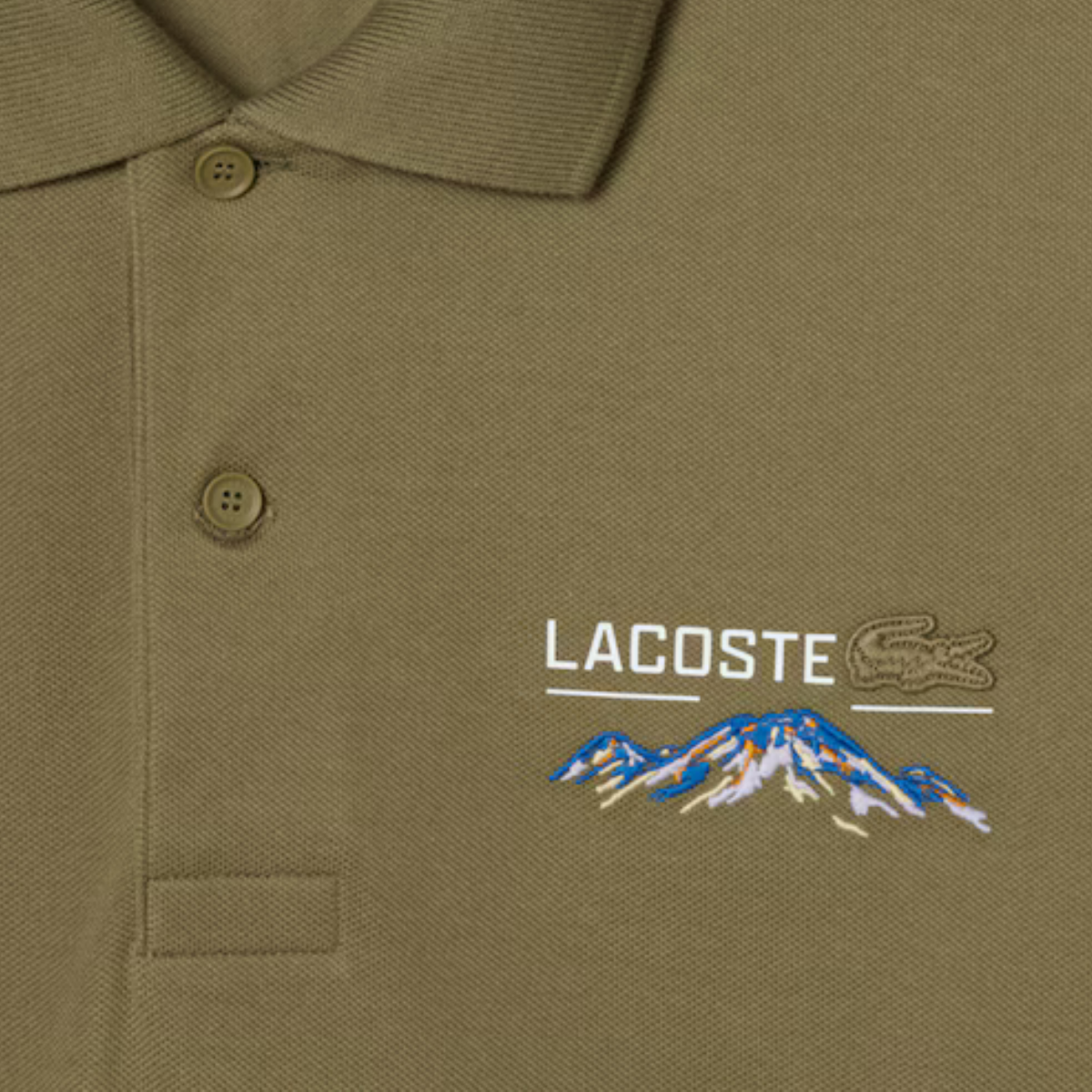 Men's Classic Fit Embroidered Motif Piqué Polo