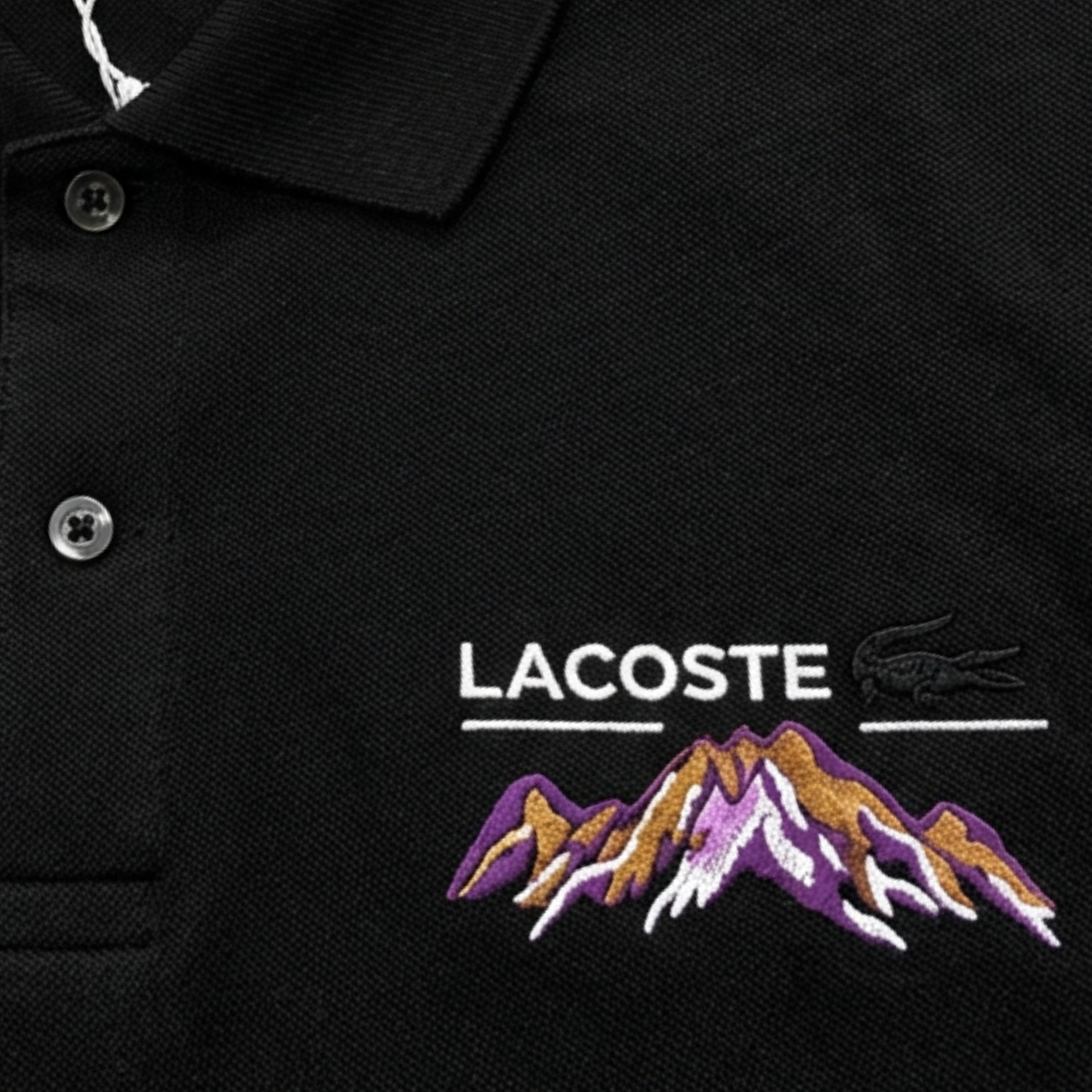 Men's Classic Fit Embroidered Motif Piqué Polo