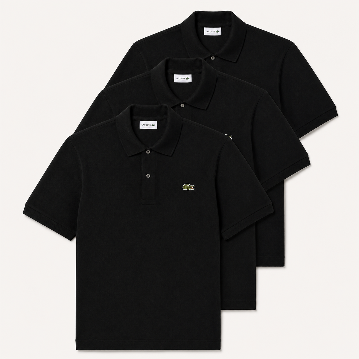 3-Pack Classic Fit L.12.12 LIGHT Polo Shirt