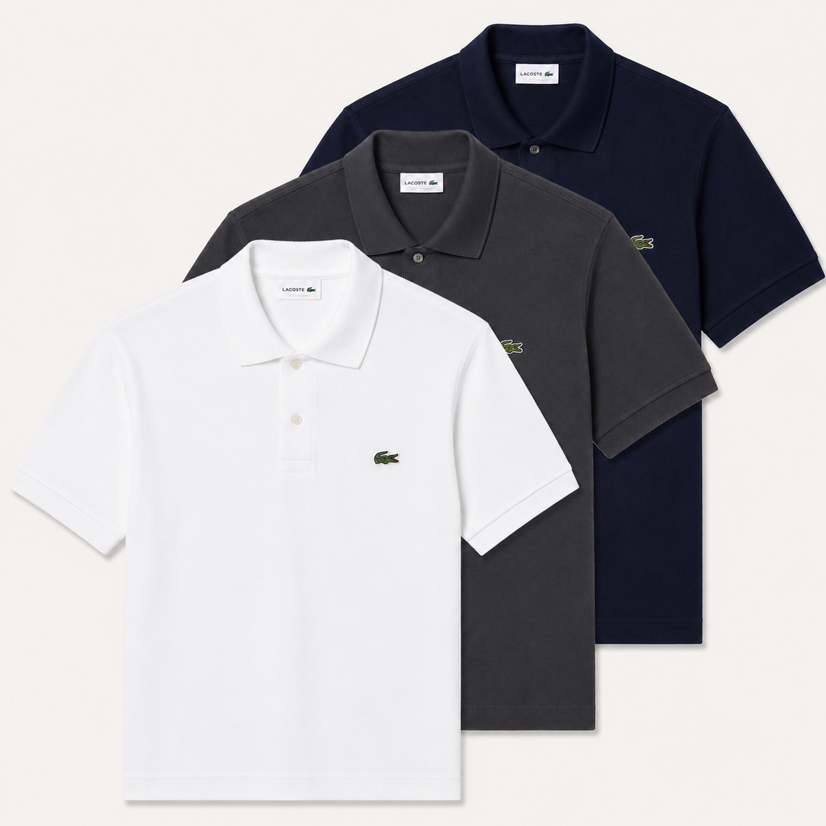 3-Pack Classic Fit L.12.12 LIGHT Polo