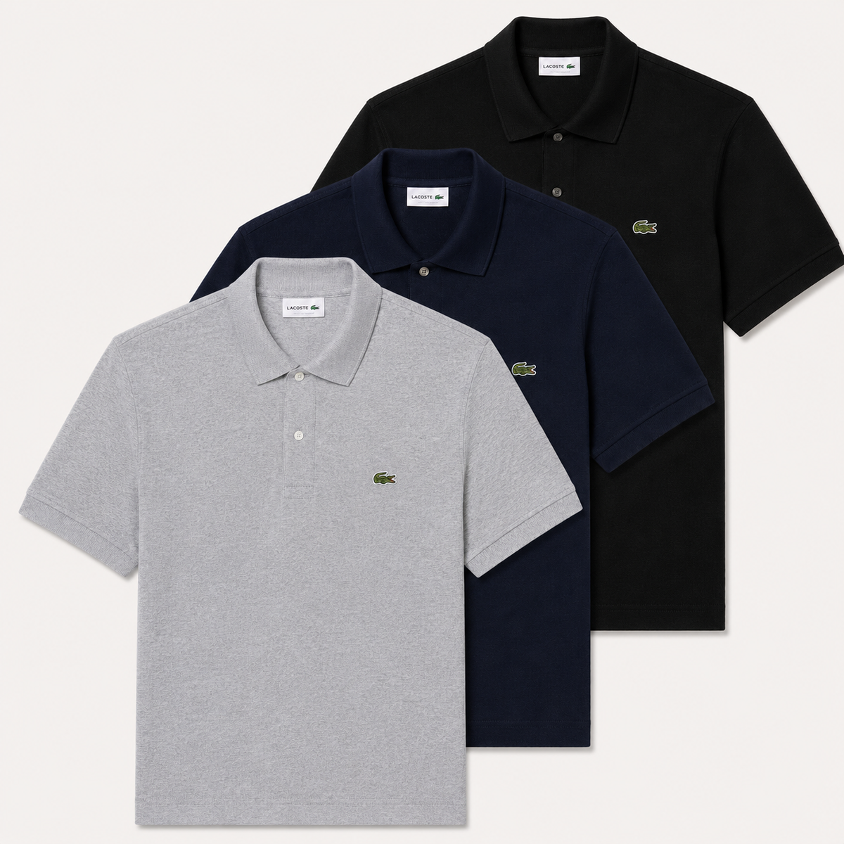 3-Pack Classic Fit L.12.12 LIGHT Polo