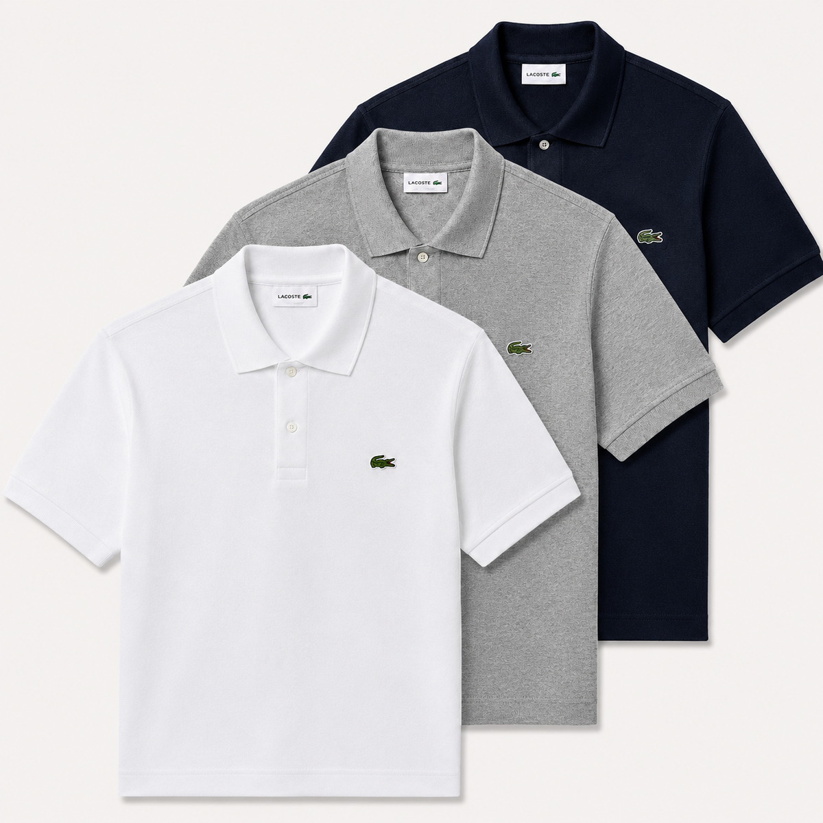 3-Pack Classic Fit L.12.12 LIGHT Polo