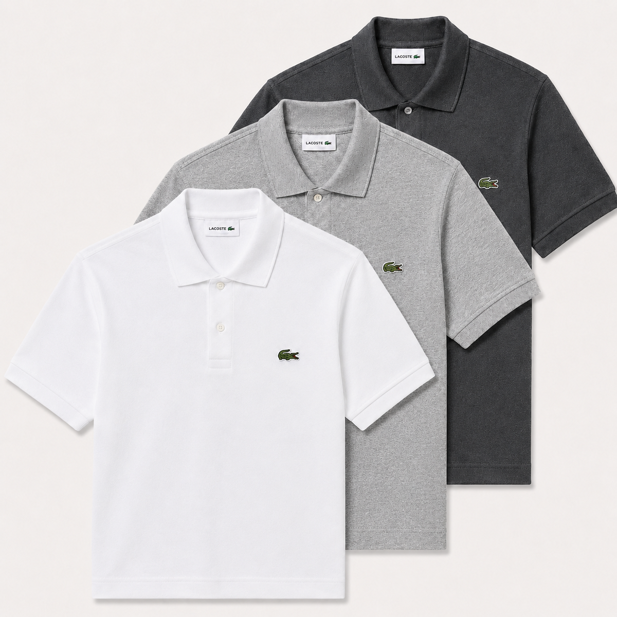 3-Pack Classic Fit L.12.12 LIGHT Polo