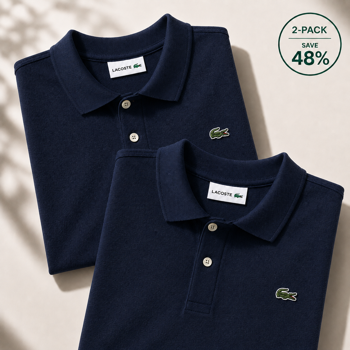 2-Pack Classic Fit L.12.12 LIGHT Polo