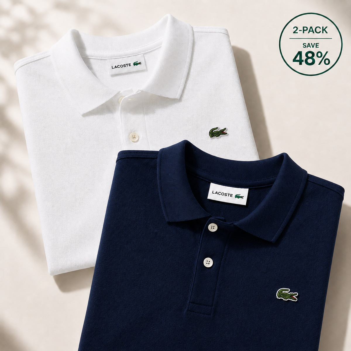 2-Pack Classic Fit L.12.12 LIGHT Polo