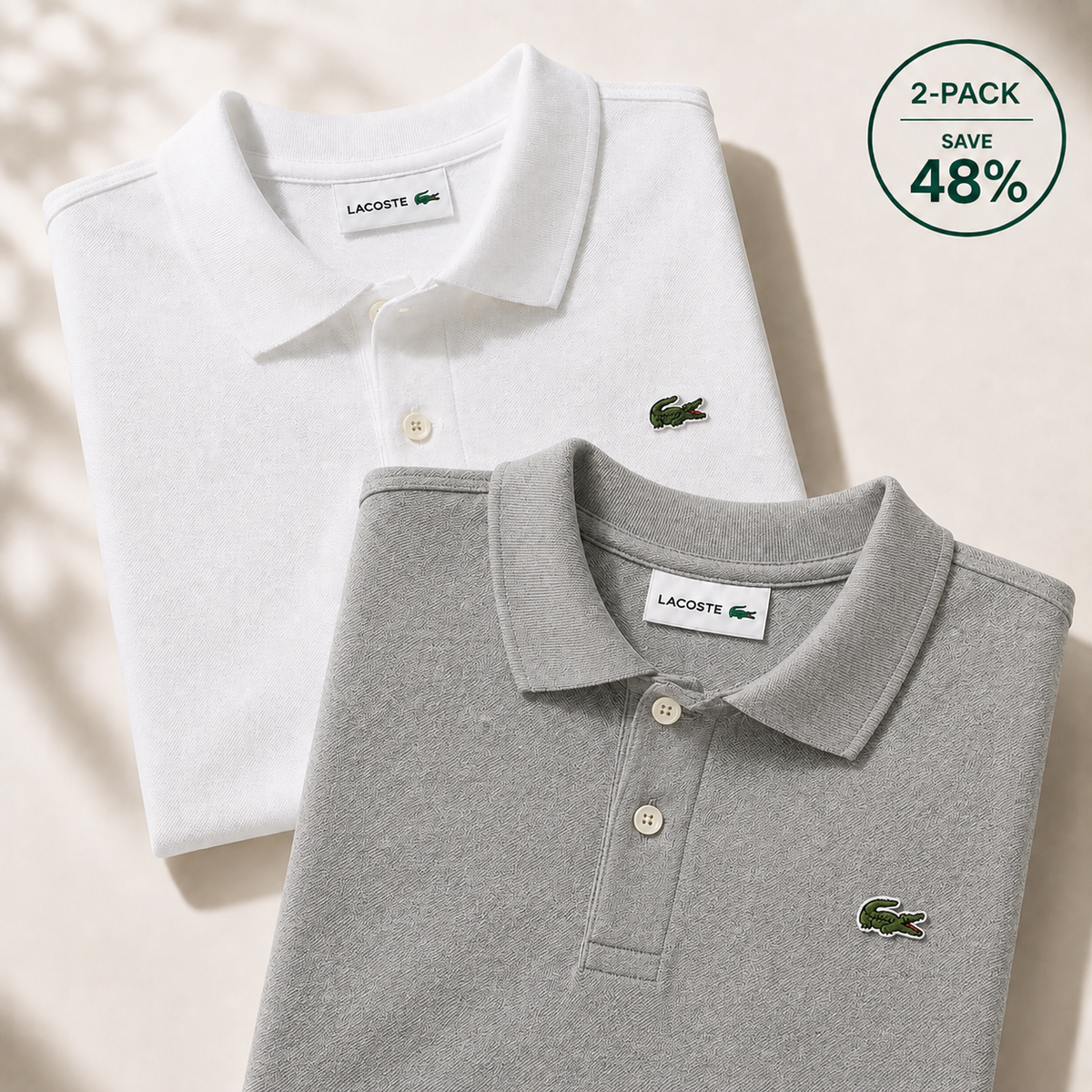 2-Pack Classic Fit L.12.12 LIGHT Polo