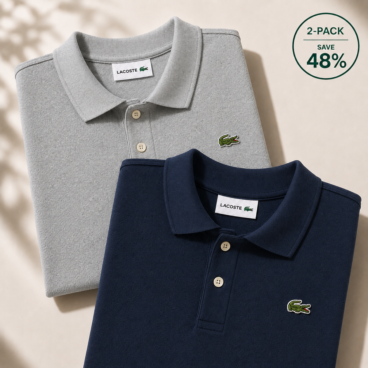 2-Pack Classic Fit L.12.12 LIGHT Polo