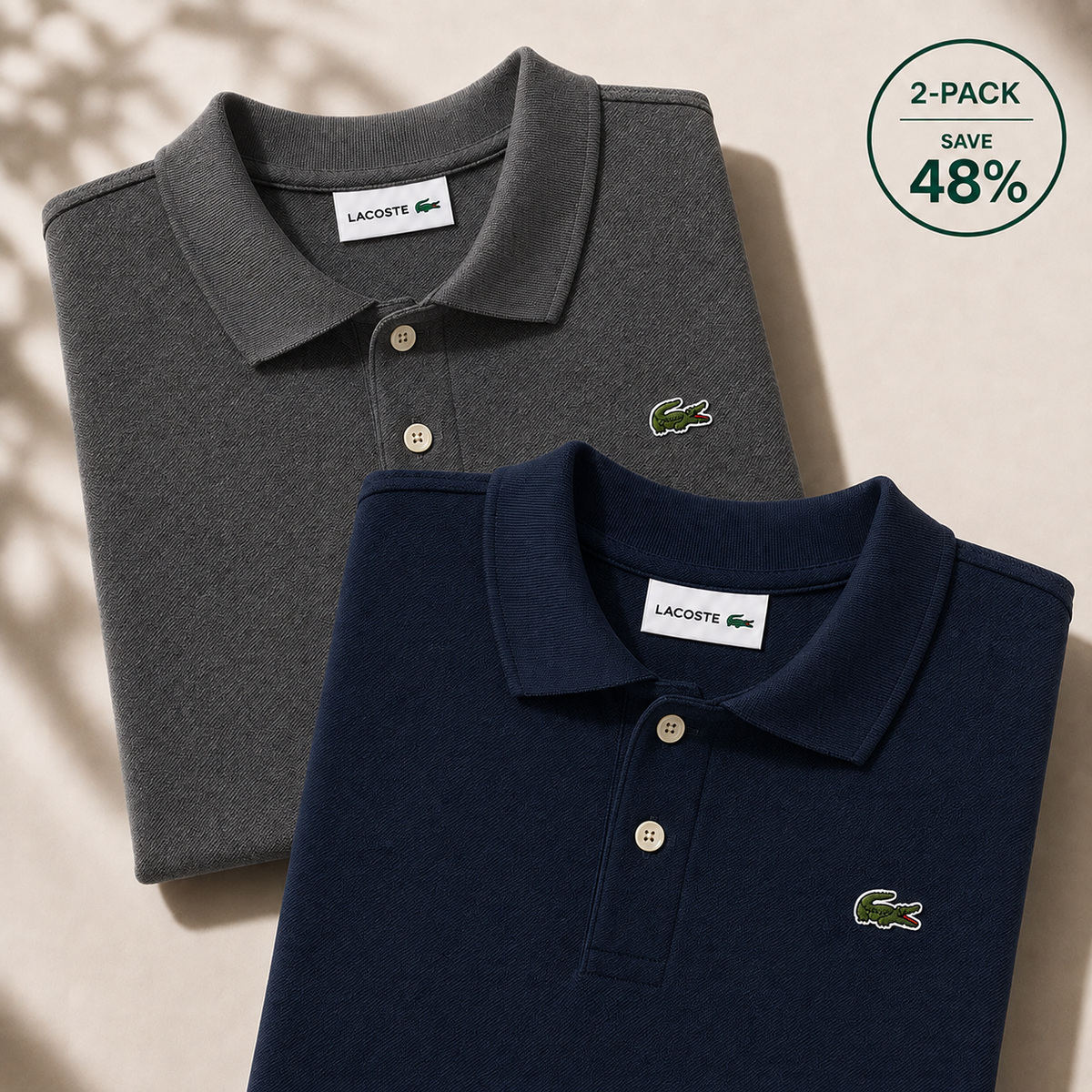 2-Pack Classic Fit L.12.12 LIGHT Polo