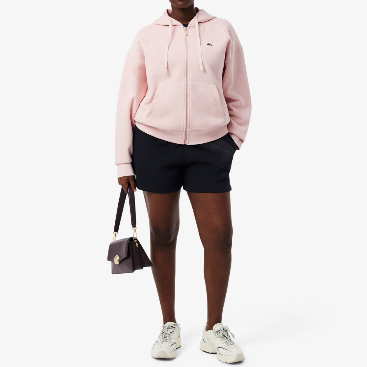 Women's Zip-Up Piqué Hoodie
