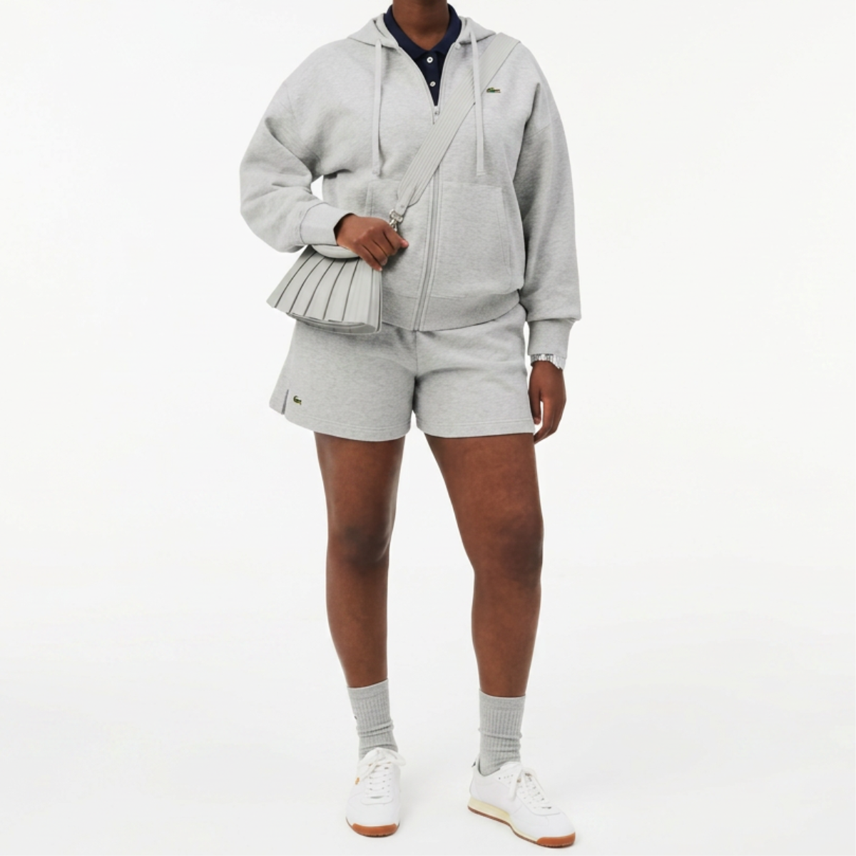 Women's Zip-Up Piqué Hoodie